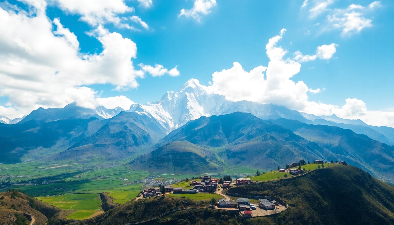 Stunning view of the Manaslu trek highlighting Mount Manaslu's majesty.