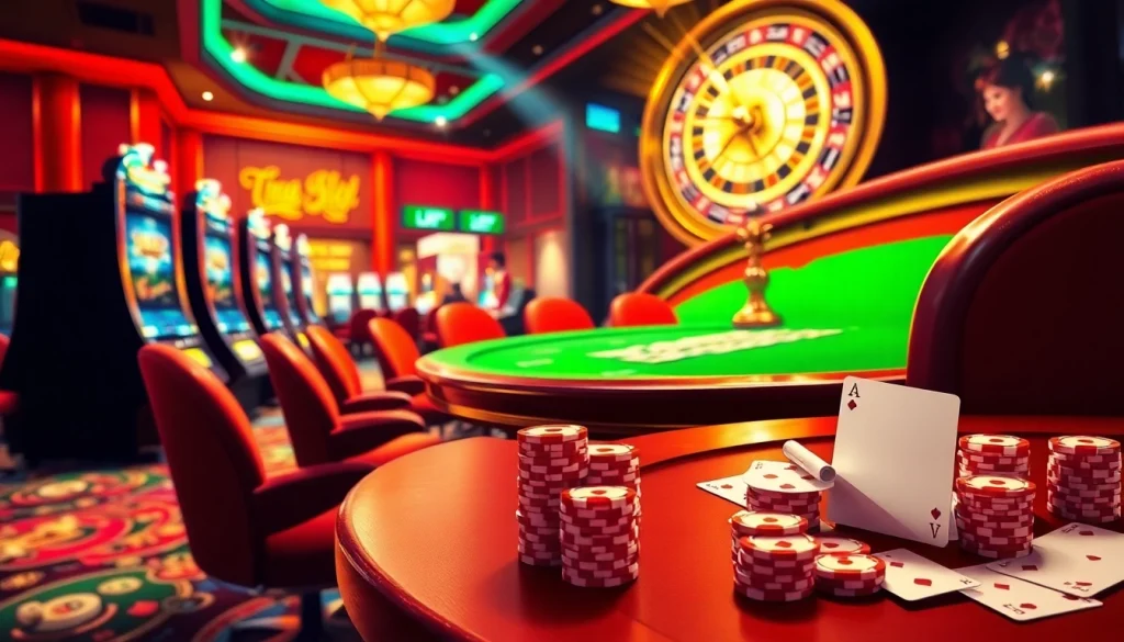 Experience thrilling action at the casino with the rr88 link showcasing exciting games and vibrant atmospheres.