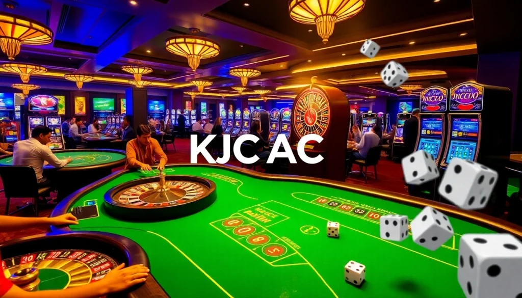 KJC AC brings exhilarating casino experiences with poker tables, roulette wheels, and slot machines.