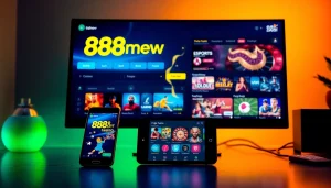 Dynamic online gaming experience on 888new with vibrant visuals and user-friendly interface.