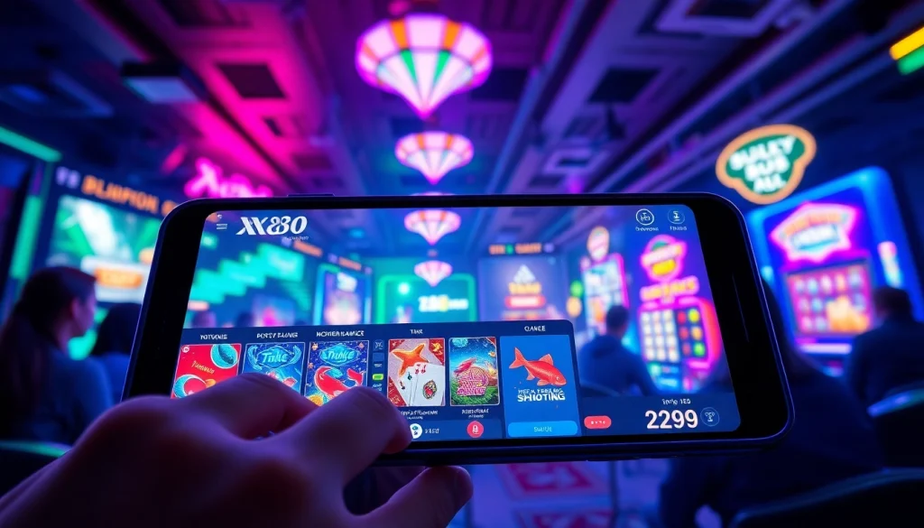 XX88 online gaming platform showcasing vibrant casino games and community