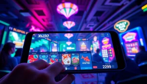 XX88 online gaming platform showcasing vibrant casino games and community