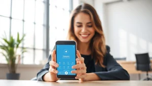 Download the Telegram app with this user-friendly interface illustration 脱报下载.