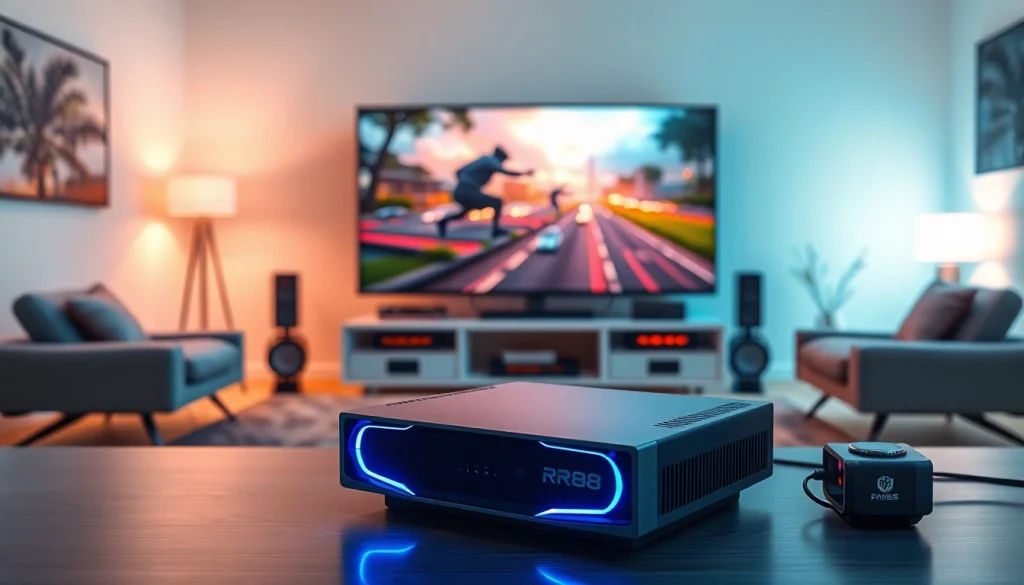 Engaging gaming console RR88 showcased in a modern setup for an immersive experience.