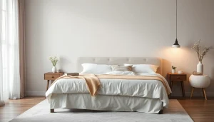 Dimensioni letto una piazza e mezza con materasso elegante e biancheria di qualità.