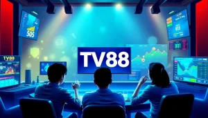 Engaging TV88 online gaming interface with vibrant graphics and user-friendly design.