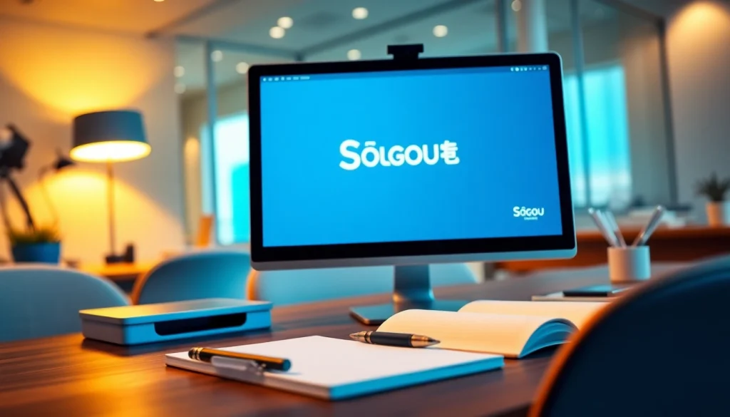Utilize Sogou输入法 for enhanced productivity in a modern digital workspace.