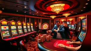 Spin winning jackpots at https://www.slots899.com/ with thrilling slot machines and vibrant casino scenes.