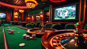 Experience the thrill of crickex betting with vibrant casino elements and an inviting atmosphere.