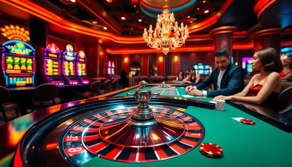 Experience thrilling gambling action at luongsontv with vibrant casino visuals.