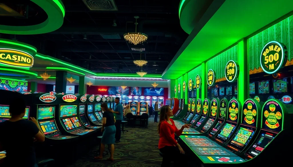 Descubra os melhores jogos de cassino em um cassino vibrante e emocionante, com mesas cheias de jogadores.