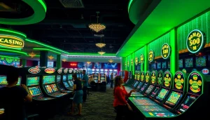 Descubra os melhores jogos de cassino em um cassino vibrante e emocionante, com mesas cheias de jogadores.