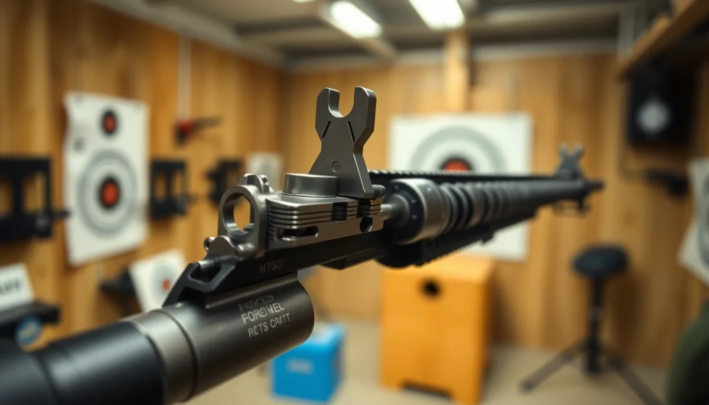 Showcasing a forced reset trigger on an AR-15, emphasizing its design and function in a shooting environment.