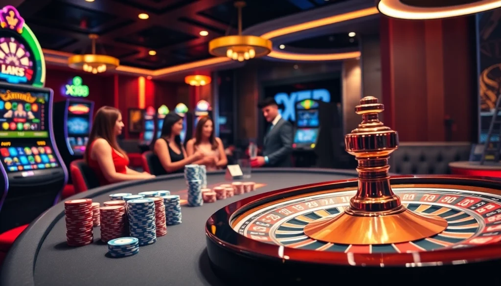 Experience the excitement at xx88 with vibrant casino elements showcasing professional gambling.