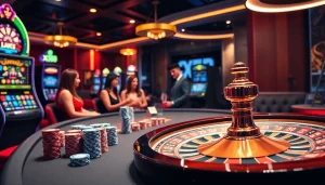 Experience the excitement at xx88 with vibrant casino elements showcasing professional gambling.