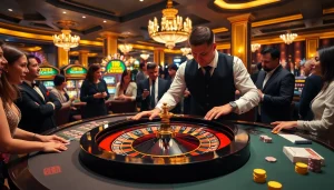 Experience thrilling gaming action at 67bet with vibrant casino ambiance and professional dealers.
