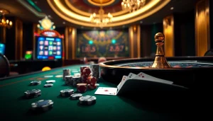 Experience thrilling online gambling at khela88 with vibrant casino games and stylish decor.