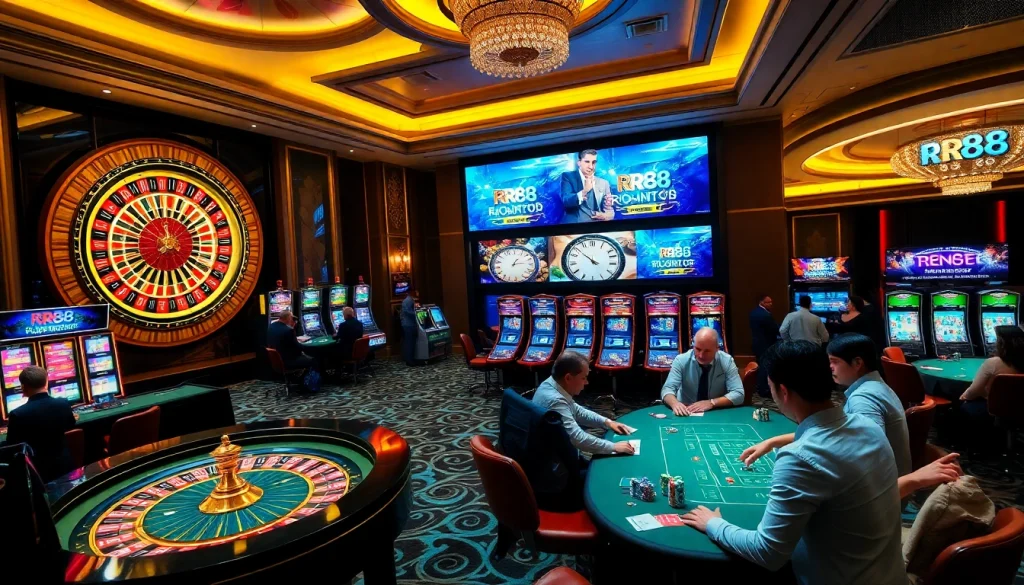 Experience thrilling games at https://rr88.pizza/ with engaging players at a dynamic casino.