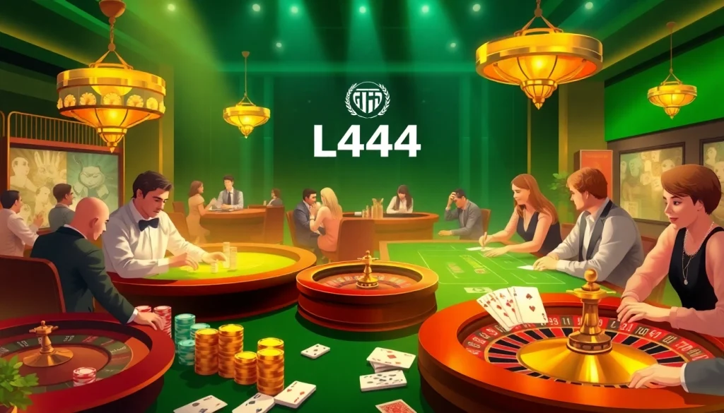 L444 offers exciting casino games and betting experiences, enticing players with professional gameplay dynamics.
