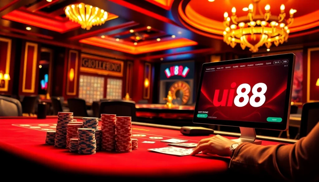 Experience the thrill of uu88 casino with vibrant gaming tables and advanced online interfaces.