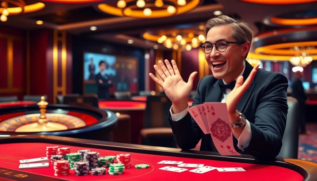 Experience excitement at IWINclub gaming table with vibrant colors and thrilling action.