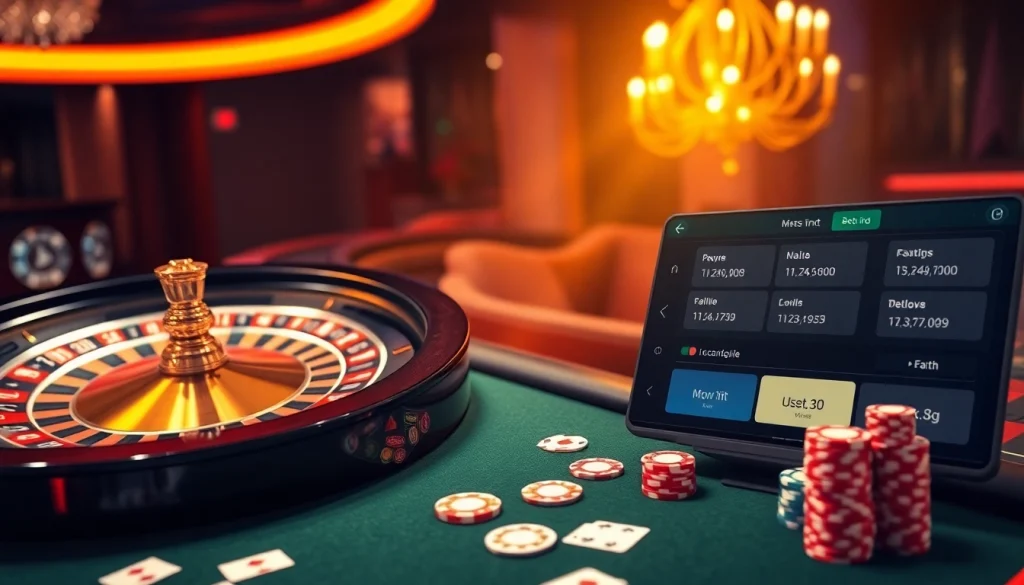 Experience the thrill of placing bets at mk8th.net with vibrant casino elements.