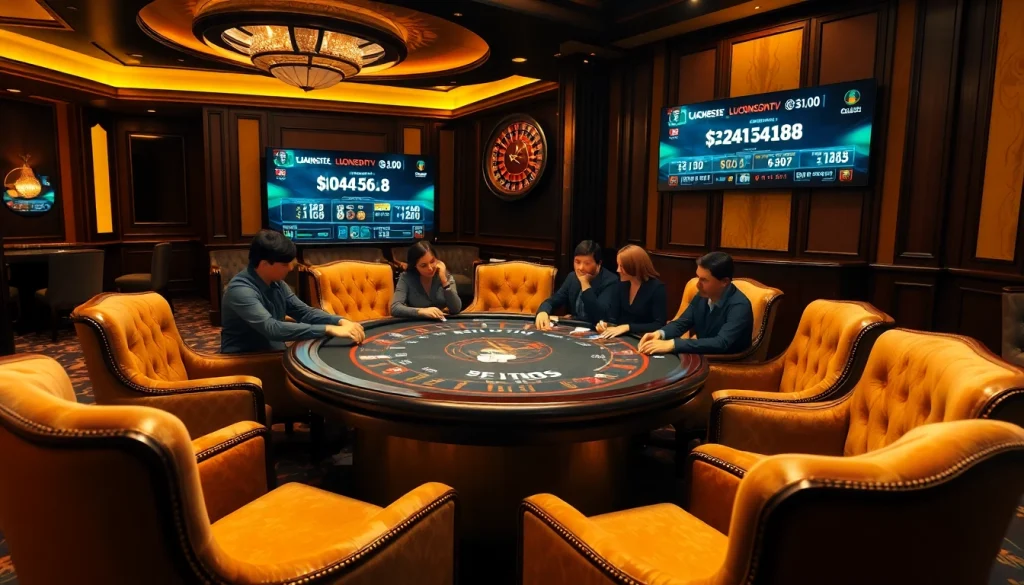 Experience the thrill of gambling with luongsontv's engaging poker scene showcasing high-stakes play.