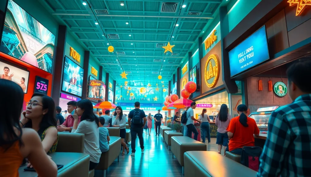 Vibrant entertainment scene at https://kjc365.com/ showcasing community enjoyment in Vietnam.