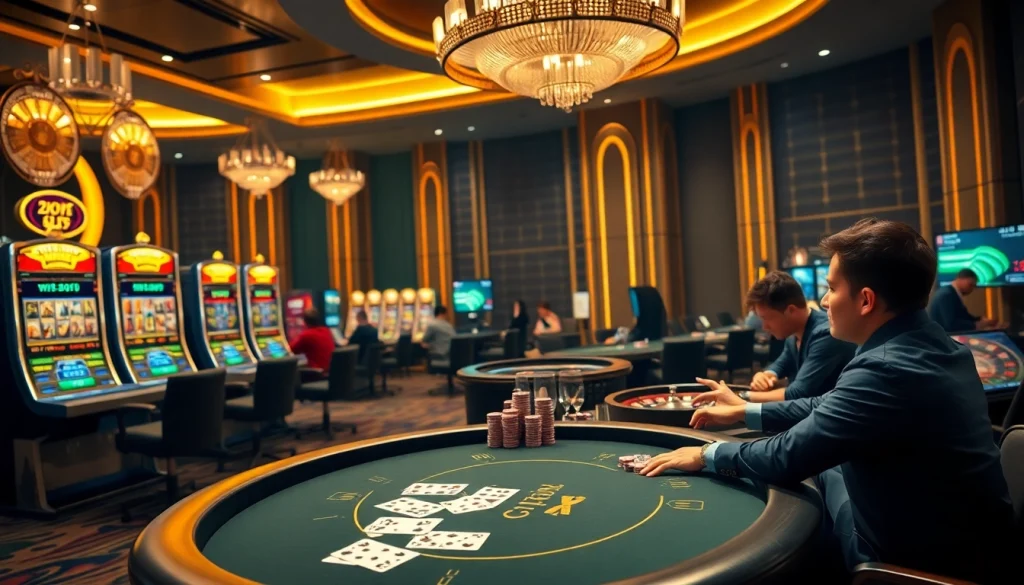 Action-packed gameplay on Trang chủ 789P featuring online casino tables and slot machines.