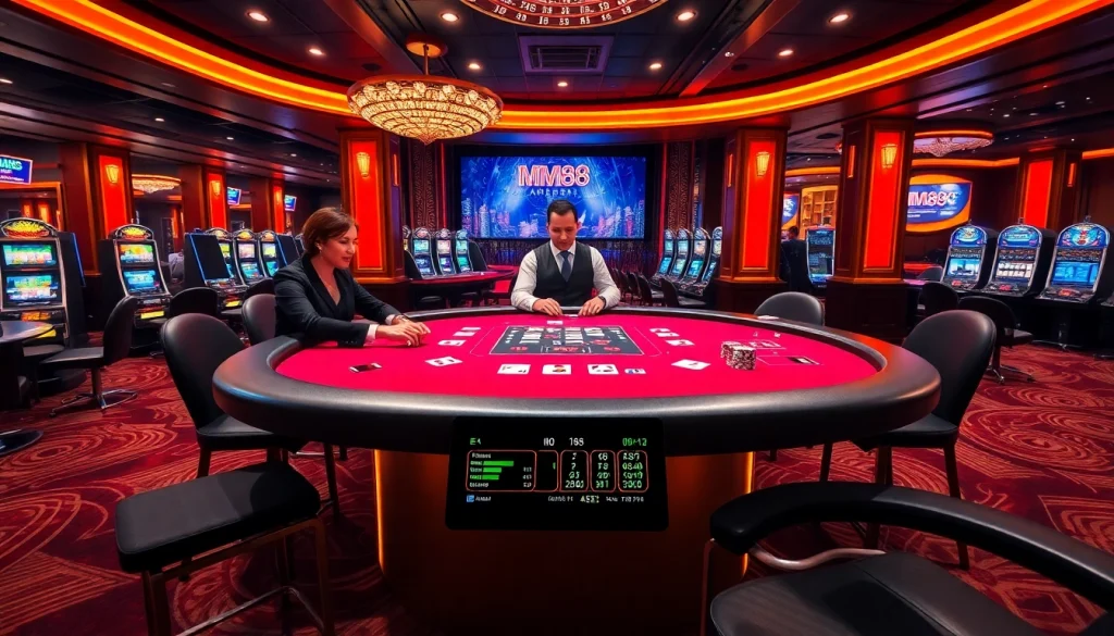 Engage with the thrilling games at http://mm88.center/ featuring vibrant casino tables and professional dealers.