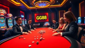 Engage in the thrilling experience of gg88 with exciting poker and vibrant casino visuals.