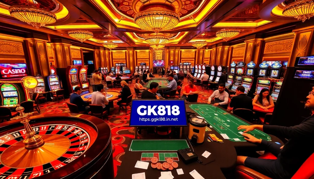 Experience the thrill of gambling at https://gk88.in.net/ with engaging roulette and poker tables.