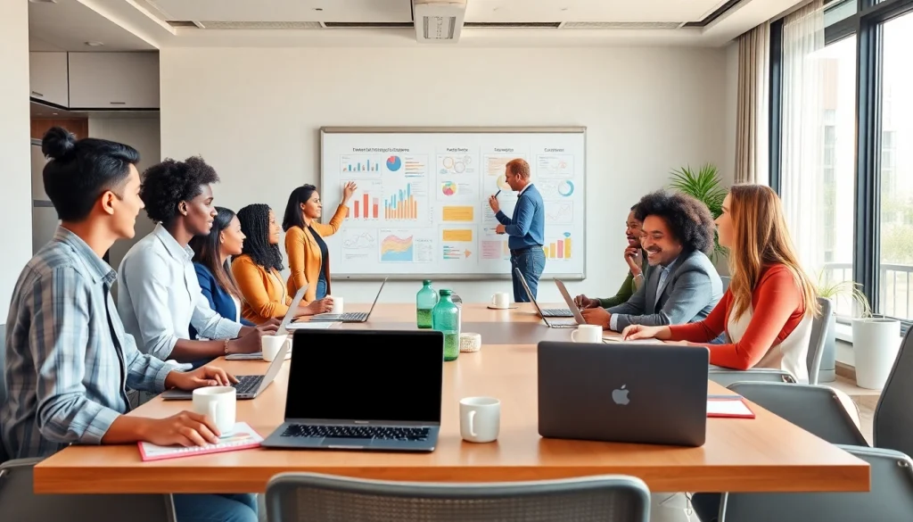 Strategic planning session with nonprofit executives at https://scionexecutivesearch.com/ showcasing diverse leadership and collaboration.