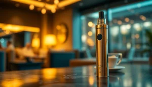 Exquisite THC disposable vape pen highlighting luxury and innovation, related to PECAH837.