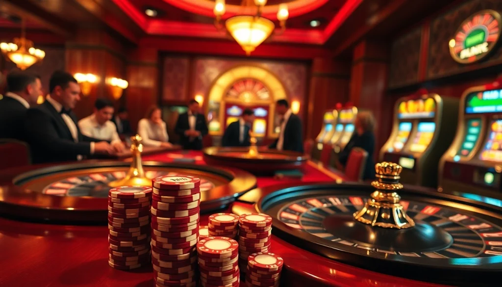 Rasakan momen mendebarkan kemenangan Datuk Win di meja poker kasino mewah lengkap dengan chip dan rolet.