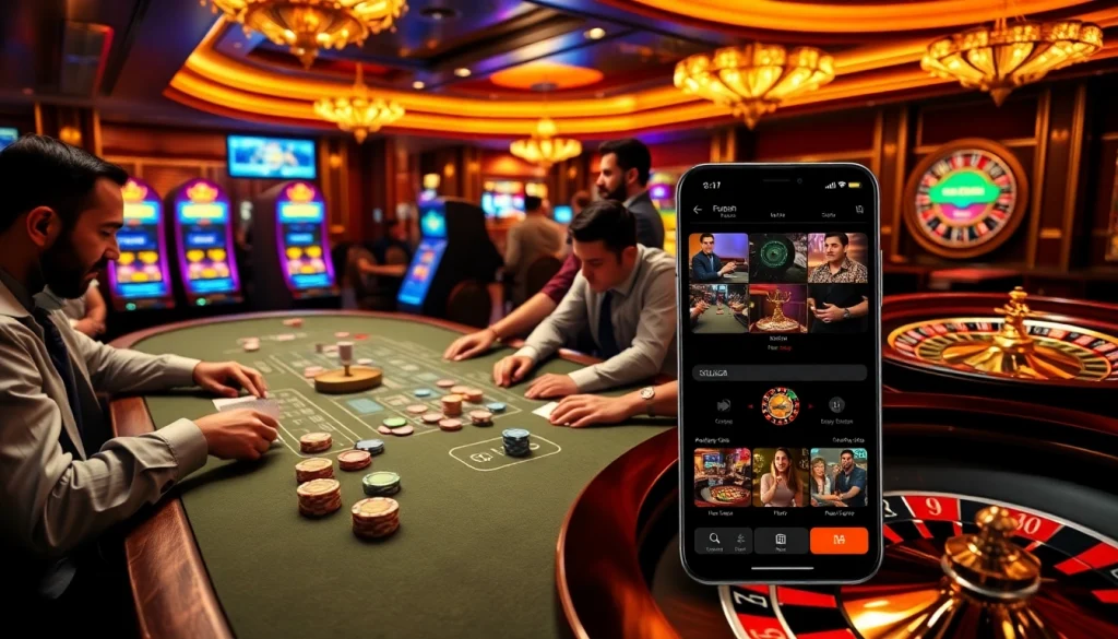 Exciting casino action at https://vuabai9.store/ with vibrant games and eager players.