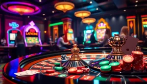 Engaging roulette action with hidden wiki onion context, showcasing vibrant chips and illuminated casino excitement.