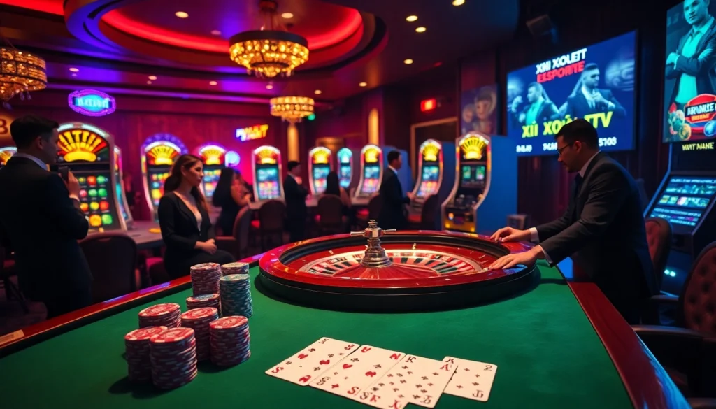 Xôi Xoài TV enhances the thrill of betting with exciting casino visuals and vibrant gameplay.