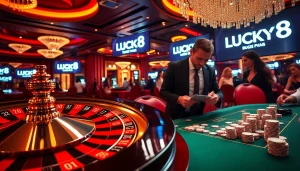 Người chơi LUCK8 và LUCKY8 tham gia trải nghiệm casino đầy hồi hộp với roulette và blackjack.