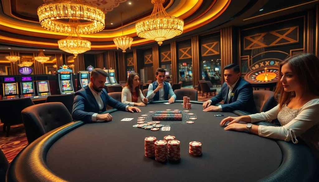 Experience thrilling poker action at https://11betn.com/ with luxurious casino ambiance and professional dealers.