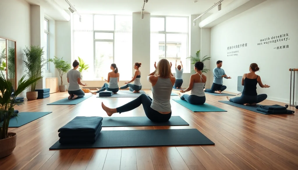 大分の手頃なピラティススタジオ。多様な参加者が一緒に練習できる温かい雰囲気。