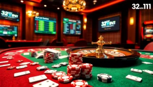 Experience thrilling gameplay at 32win11 with vibrant casino elements and poker excitement.