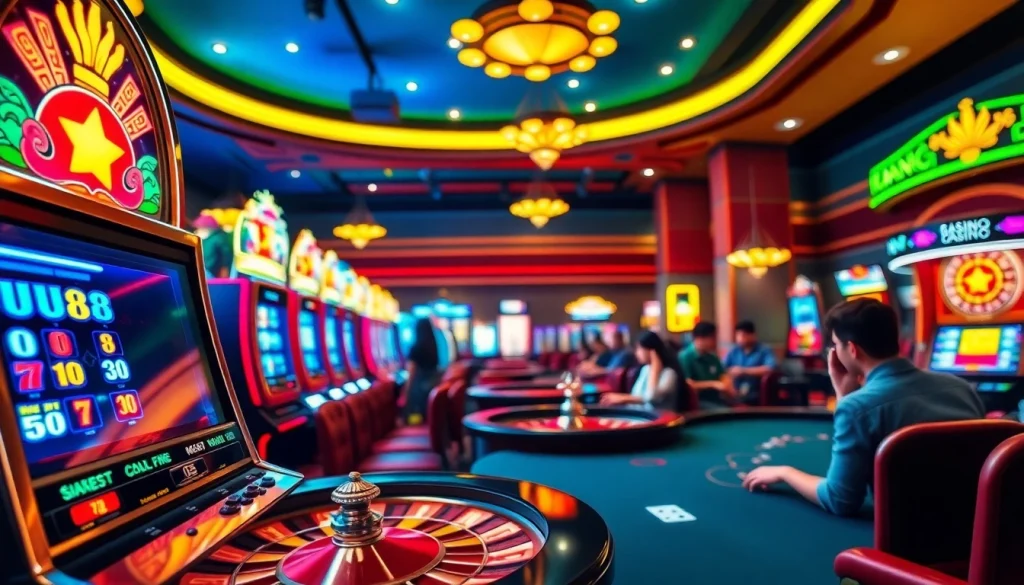 Spin the excitement at uu88 nổ hũ with vibrant slot machines and engaging casino activities.
