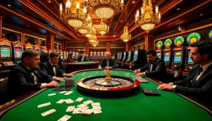 The hidden wiki reveals vibrant casino scenes with exciting poker action and colorful slot machines.