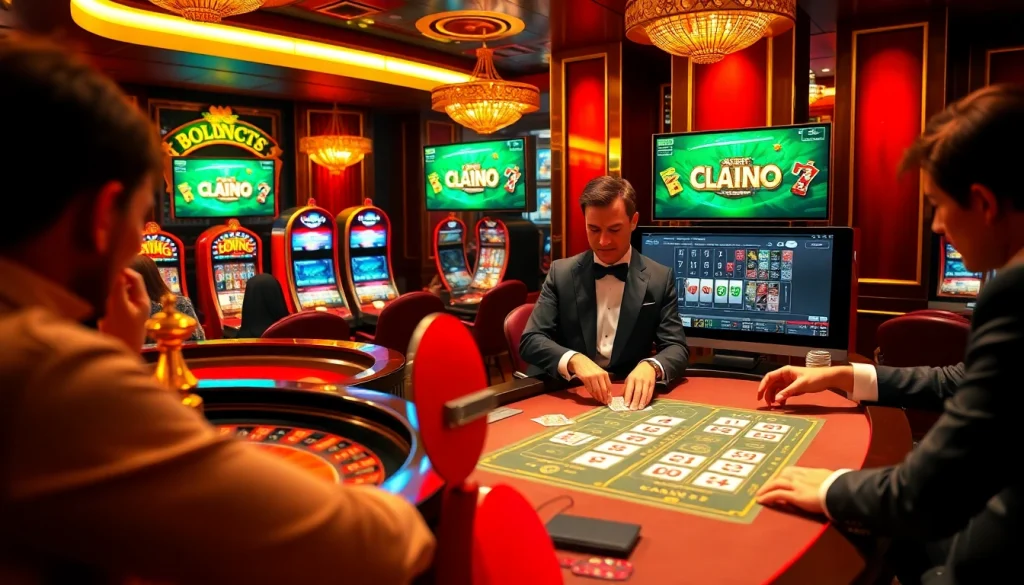 Experience the thrill of gaming at https://fly88.ad/ with a vibrant casino atmosphere featuring poker and roulette.