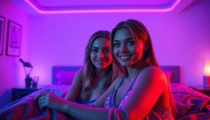 NSFW AI interactive chat environment showcasing a lifelike avatar in an inviting atmosphere.