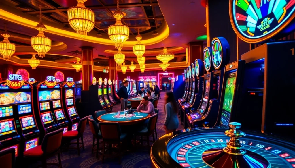 Experience the thrill of situs slot gacor with colorful slot machines and lively casino gaming.